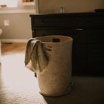 Parker Baby Nursery Laundry Hamper - Felt Storage Basket and Baby Hamper for Nursery (Oatmeal) - Image 6